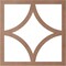 Ekena Millwork Statesman Wood Fretwork Pierced Ceiling Medallion, Wood (Paint Grade), 38"OD x 24 1/4"ID x 3/8"T CMWP38X38X0375STMF - alternate 4